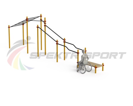 Купить Спортивный комплекс для инвалидов-колясочников WRK-D22_76mm в Тюкалинске 